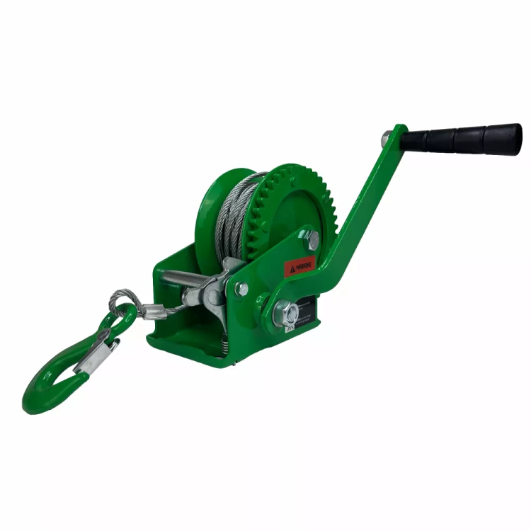 Лебедка ручная барабанная HITCH HW 500 500 кг канат 10 м (SZ073172) купить в Магнитогорске