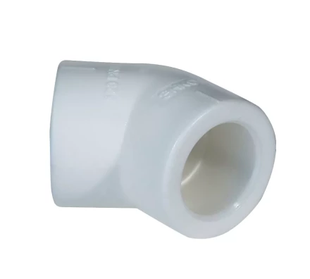 Уголок PP-R 45° 50мм белый (10/100) 45354 купить в Магнитогорске