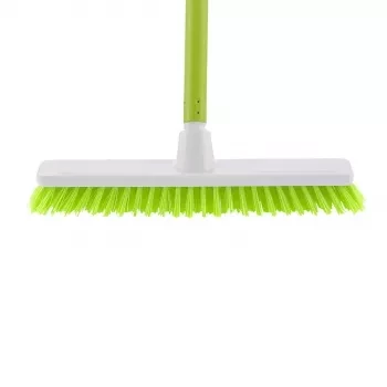 Щетка пластмасовая  &quot;SHROBER&quot; для чистки ковров 270 мм салат. щетина c черенком 120 см D22мм ELFE 93551 купить в Магнитогорске