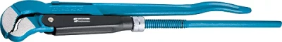 Ключ трубный рычажный №2 1,5" цельнокованый CrV тип - "S" GROSS 15613