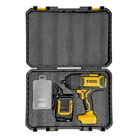 Гайковерт ударный аккумуляторный бесщет. CIWH-BL-20-1000, Li-Ion, 20 В// Denzel 26528 купить в Магнитогорске