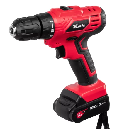 Дрель-шуруповерт аккумуляторная MTX MCDL-12-02, Li-Ion, 12 В, 2 акк. 26182 купить в Магнитогорске
