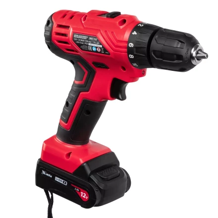 Дрель-шуруповерт аккумуляторная MTX MCDL-12-02, Li-Ion, 12 В, 2 акк. 26182 купить в Магнитогорске
