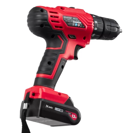 Дрель-шуруповерт аккумуляторная MTX MCDL-12-02, Li-Ion, 12 В, 2 акк. 26182 купить в Магнитогорске