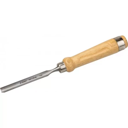 Стамеска-долото ЗУБР &quot;ЭКСПЕРТ&quot; полукруглая с деревянной ручкой, хромованадиевая сталь, 12мм 1822-12_z01 купить в Магнитогорске