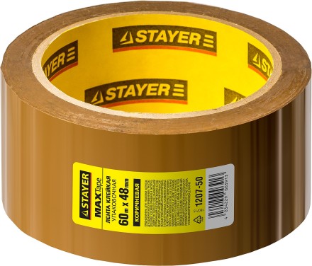Клейкая лента, STAYER Master 1207-50, коричневая, 48мм х 60м 1207-50 купить в Магнитогорске