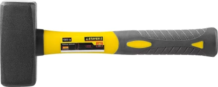 Кувалда STAYER &quot;PROFI&quot; кованая с двухкомпонентной фиберглассовой ручкой, 1,5кг 20052-15 купить в Магнитогорске