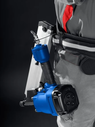 ЗУБР SN34-90A, пневматический нейлер для реечных гвоздей ЗУБР SN34/D34 (50-90 мм), Профессионал (31925) купить в Магнитогорске