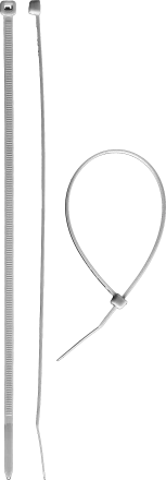 Кабельные стяжки белые КС-Б1 нейлоновые промфасовка серия ПРОФЕССИОНАЛ купить в Магнитогорске