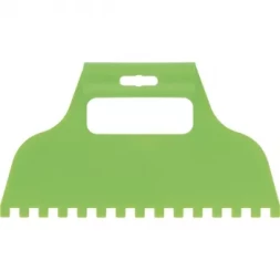 Шпатель для клея, пластмассовый, зубчатый 8х8 мм  СИБРТЕХ 86016