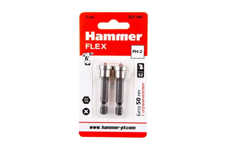 Бита HAMMER PH2 50мм (203-184) купить в Магнитогорске