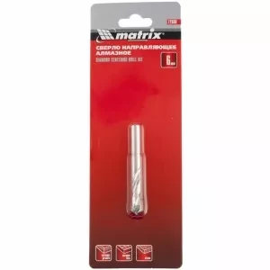 Сверло направляющее алмазное 6мм MATRIX 72600 купить в Магнитогорске