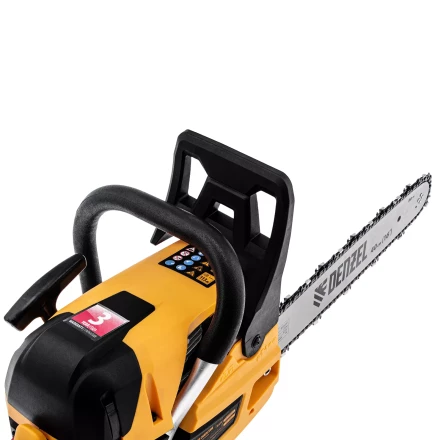 Пила цепная бензиновая Denzel DS-4516, шина 40 см, 45 см3, 2,5 л.с, шаг 0,325, паз 1,5 мм, 64 звена 95236 купить в Магнитогорске