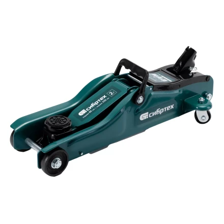 Домкрат гидравлический подкатной Сибртех 50831, 2 т, 85-330 мм, низкий подхват, в пласт. кейсе купить в Магнитогорске