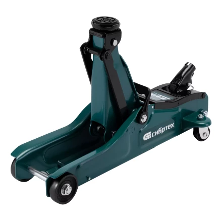 Домкрат гидравлический подкатной Сибртех 50831, 2 т, 85-330 мм, низкий подхват, в пласт. кейсе купить в Магнитогорске