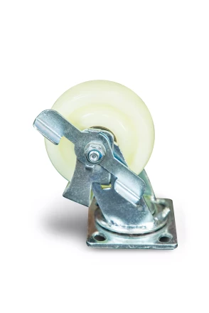 Колесо большегрузное поворотное SCdnb 55 125 мм полипропиленовое с тормозом 1024223 купить в Магнитогорске