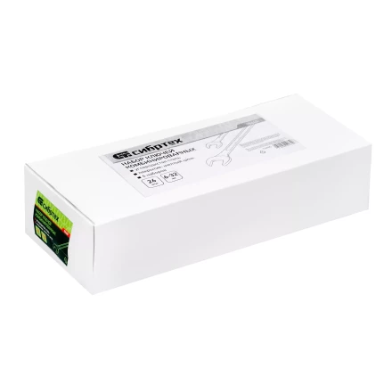 Набор ключей комбинированный 6-32 мм Сибртех 15445, 26 шт, желтый цинк купить в Магнитогорске