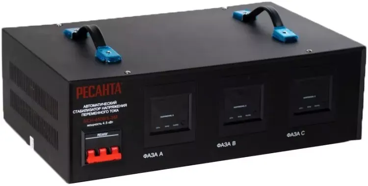 Стабилизатор трехфазный РЕСАНТА АСН-4500/3 купить в Магнитогорске