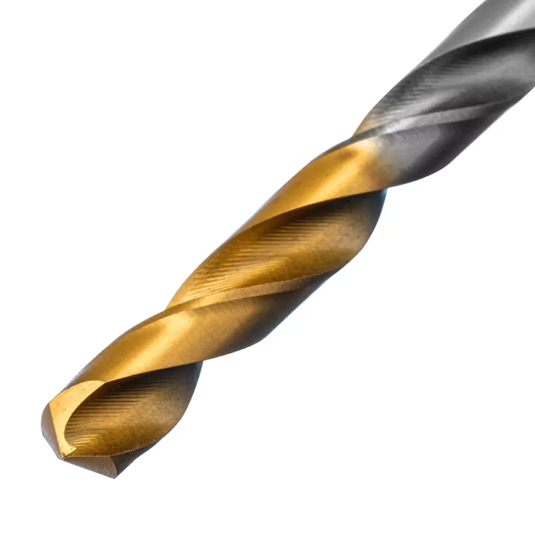 Сверло спиральное по металлу Denzel 6 х 139 мм, Р6М5, Golden Tip, удлиненное, 718256 купить в Магнитогорске
