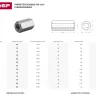 Гайка DIN 6334 переходная, M12, 1 шт, оцинкованная, ЗУБР 303756-12 купить в Магнитогорске