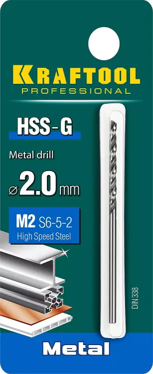 Сверла по металлу HSS-G Оберон 29651-2 купить в Магнитогорске