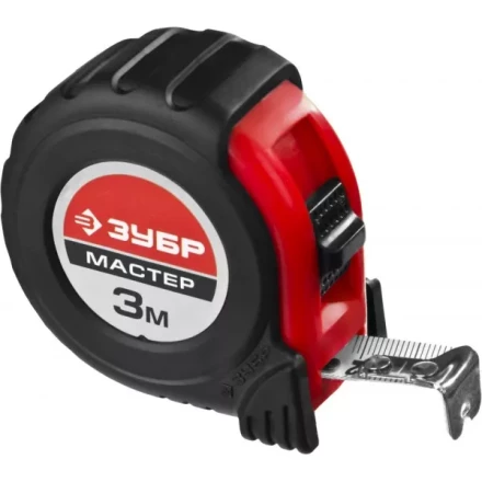 Рулетка ЗУБР "МАСТЕР", обрезиненный корпус, на карточке, 3м/16мм 34055-03-16_z02 купить в Магнитогорске