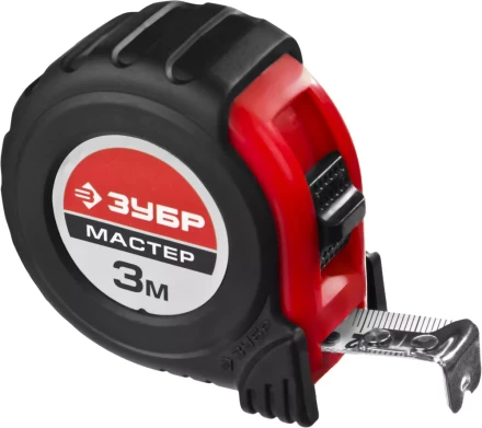 Рулетка ЗУБР "МАСТЕР", обрезиненный корпус, на карточке, 3м/16мм 34055-03-16_z02 купить в Магнитогорске