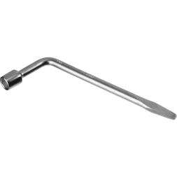 Ключ баллонный ЗУБР "МАСТЕР" L-образный, с монтажной лопаткой, 17мм 2753-17_z02