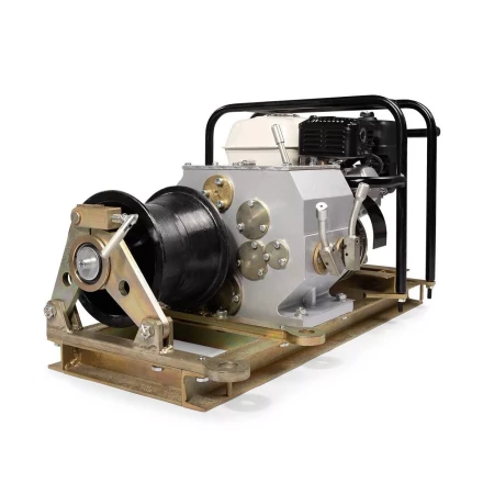 Лебедка тяговая автономная КВТ ЛТА-3 с бензиновым приводом, 3 т (88396) купить в Магнитогорске