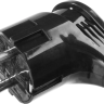 Вилка MAXElectro электрическая, 16А/220В, угловая, с заземлением, черная, STAYER 55161-B купить в Магнитогорске