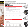 Вилка MAXElectro электрическая, 16А/220В, угловая, с заземлением, черная, STAYER 55161-B купить в Магнитогорске