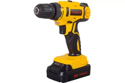 Дрель-шуруповерт Eurolux ДА-20/2Li 72/14/52 купить в Магнитогорске