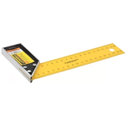 Угольник STAYER &quot;STANDARD&quot; столярный, стальное полотно, 200мм 34302-20 купить в Магнитогорске