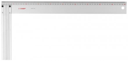 Угольник ЗУБР &quot;ЭКСПЕРТ&quot; столярный, жесткое профилированное полотно, усиленная алюминиевая рукоятка, 500мм 34395-50 купить в Магнитогорске