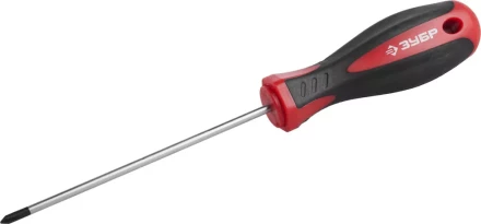 Отвертка ЗУБР &quot;МАСТЕР&quot;, Cr-v, эргономичная двухкомпонентная рукоятка, PH0x100мм 25062-0-100_z03 купить в Магнитогорске