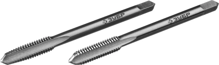 Метчики ЗУБР &quot;ПРОФЕССИОНАЛ&quot; машинно-ручные, комплектные для нарезания метрической резьбы в сквозных отверстиях, М6х1,0, 2шт 4-28007-06-1.0-H2_z01 купить в Магнитогорске