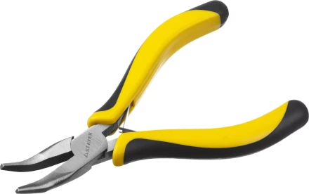 Тонкогубцы STAYER &quot;MASTER&quot; изогнутые &quot;HERCULES&quot; &quot;MINI&quot;, 120мм 2218-3_z03 купить в Магнитогорске