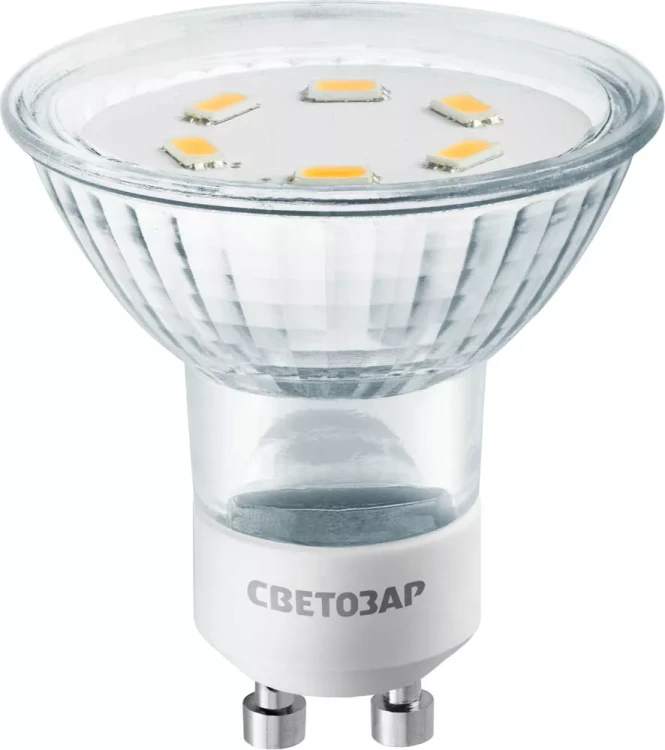 Лампа СВЕТОЗАР светодиодная "LED technology", цоколь GU10, яркий белый свет (4000К), 220В, 3Вт (25) 44565-25_z01 купить в Магнитогорске