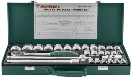 Набор головок торцевых 1/2&quot;DR 8-34мм 28предметов S04Н4728S Jonnesway 47534 купить в Магнитогорске