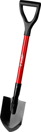 Лопата &quot;МАСТЕР&quot; автомобильная, стальной черенок, ЗУБР 39258 купить в Магнитогорске