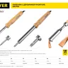 Паяльник STAYER "MASTER" с деревянной рукояткой и долговечным жалом, 80 Вт, клин 55310-80 купить в Магнитогорске
