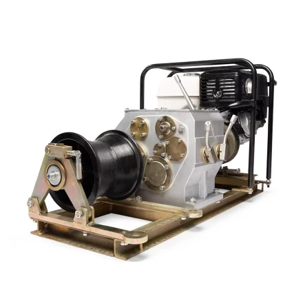 Лебедка тяговая автономная КВТ ЛТА-5 с бензиновым приводом, 5 т (88397) купить в Магнитогорске