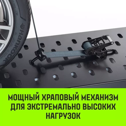 Ремень стяжной автовозный HITCH PROFF 50мм STF 600DaN 4000кг 3м текстил контр 750мм поворотн J-крюки (SZ068109) купить в Магнитогорске