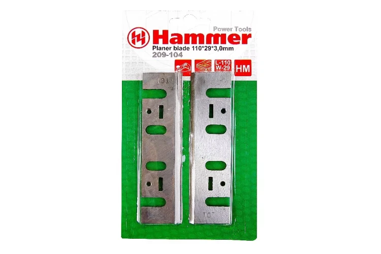 Ножи для рубанка HAMMER 110мм (Flex 209-104) купить в Магнитогорске
