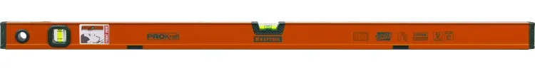 Уровень KRAFTOOL "KRAFT-MAX" магнитный, особо усилен, 2 ампулы, 2 фрезерованные базовые поверхности, 100см 34575-100 купить в Магнитогорске
