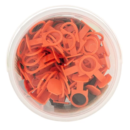 Комплект зажим + клин для системы выравнивания плитки СВП Кольцо, 50/50 шт. в ведре Сибртех 88112 купить в Магнитогорске