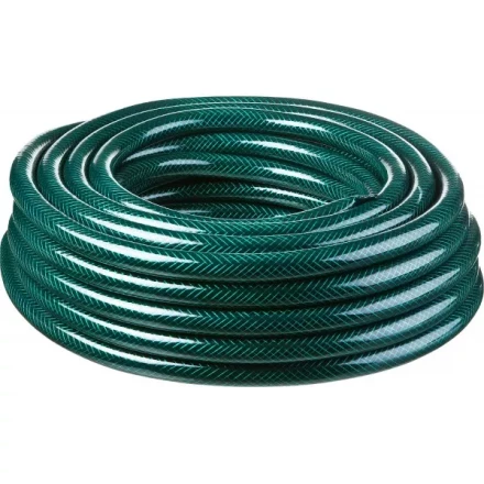 Шланг РОСТОК КЛАССИК поливочный, 8 атм., армированный, 3-х слойный, 1&quot;х25м 40308-1-25 купить в Магнитогорске