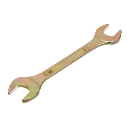 Набор ключей рожковых 6-22 мм, 8 шт, желтый цинк Сибртех 15280 купить в Магнитогорске