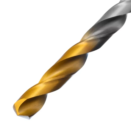 Сверло спиральное по металлу Denzel, 7,0 х 156 мм, Р6М5, Golden Tip, удлиненное, 718258 купить в Магнитогорске