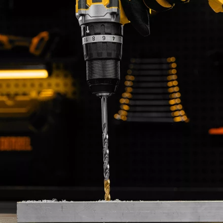 Сверло спиральное по металлу Denzel, 7,0 х 156 мм, Р6М5, Golden Tip, удлиненное, 718258 купить в Магнитогорске